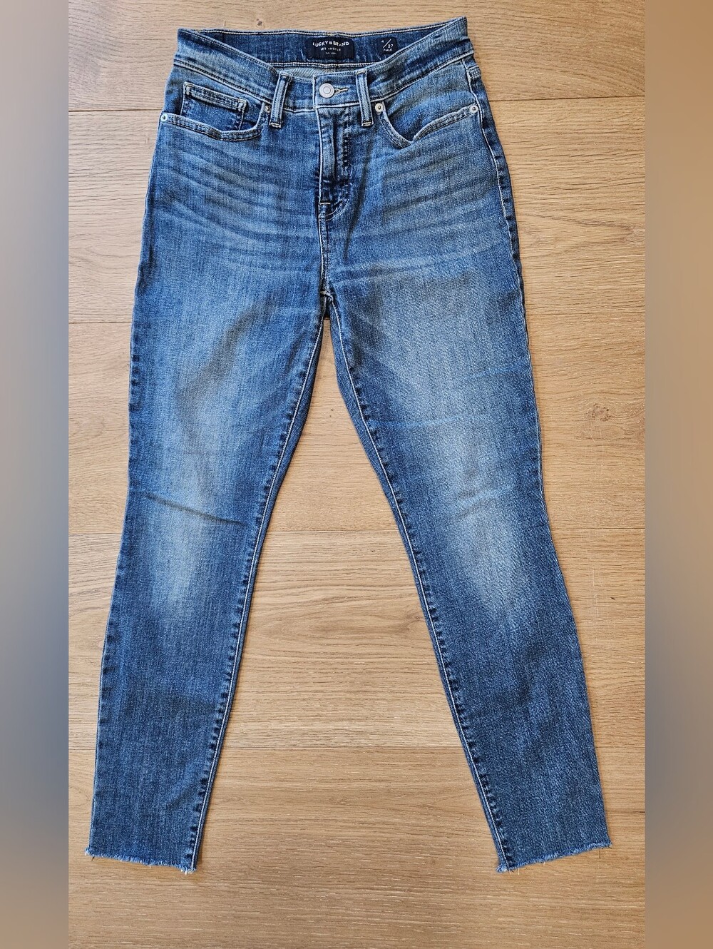 Lucky Brand Ava Mid-Rise Ankle Skinny Jeans